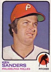 1973 Topps Baseball Cards      246     Ken Sanders